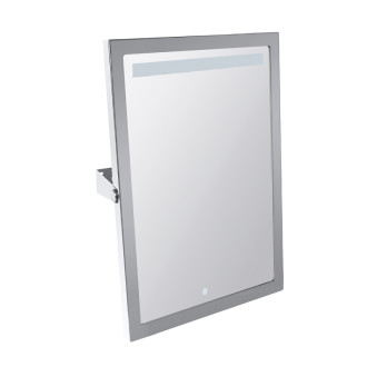 Bemeta HELP zrcadlo s LED osvětlením, dotykový senzor, 400 x 600 mm, nerez, lesk 301201031