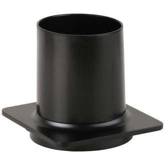 Bemeta ORGANIC BLACK: Držák kartáčků, nerez, plast, černý 167111030