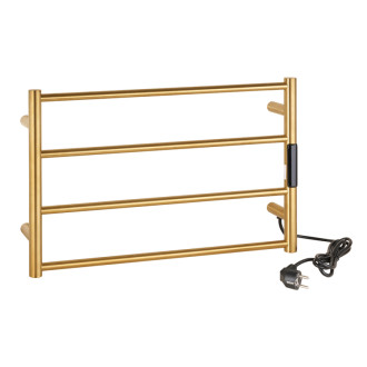 Bemeta Elektrický sušák ručníků 560x90x370mm, 63W, nerez, mat, zlatá 704153085