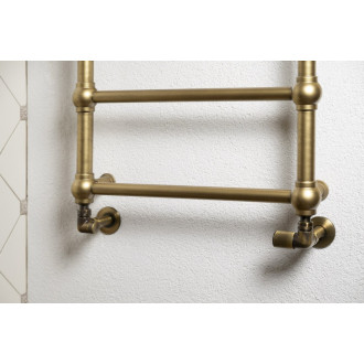 CORNER SIMPLY pripojovacia sada ventilov triaxiálna, pravé prevedenie, bronz