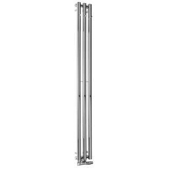 PILON otopné těleso 196x1800mm, se třemi háčky pro ručník, chrom