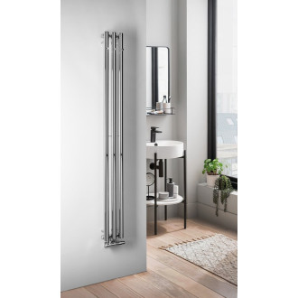PILON vykurovacie teleso 196x1800mm, s tromi háčikmi pre uterák, chróm