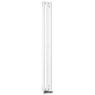 PILON otopné těleso 196x1800mm, se třemi háčky pro ručník, bílá mat