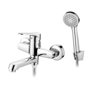 Kuchinox ATEZ nástěnná vanová baterie se sprchovou sadou BTK_011D