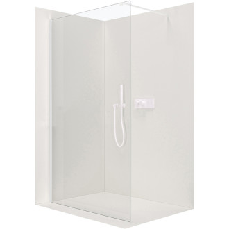 CERANO Sprchová zástěna Walk-in Onyx L/P  bílá matná, transparent sklo 160x200