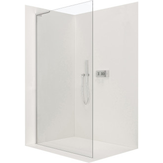 CERANO Sprchová zástěna Walk-in Onyx L/P L-levá  chrom, transparent sklo 120x200