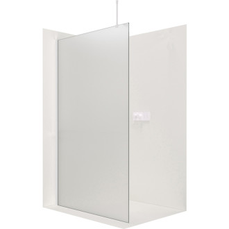 CERANO Sprchová zástěna Walk-in Onyx Top L/P bílá matná, mléčné sklo 50x200