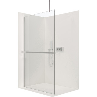 CERANO Sprchová zástěna Walk-in Onyx Top L/P držák chrom, transparent sklo 120x200