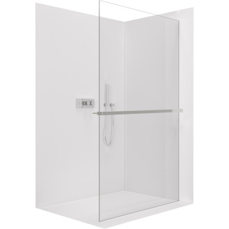 CERANO Sprchová zástěna Walk-in Crystal L/P držák chrom, transparent sklo 120x200