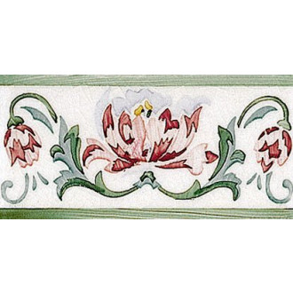 MODERNISTA Cenefa Benidoleig PB Verde C/C B 7,5x15 (ADP39) ADMO3032