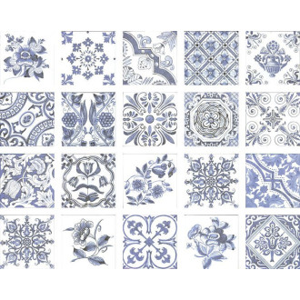 OPORTO obklad Decor Blanco 15x15 (1m2) 14682