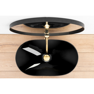 REA Umývadlo na dosku Royal Black REA-U0445
