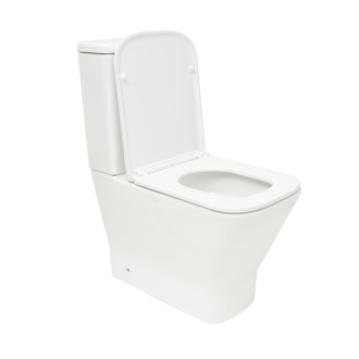 WC kombi komplet SAT B-Way vírové včetně prkénka softclose, vario odpad SAT2168STORP