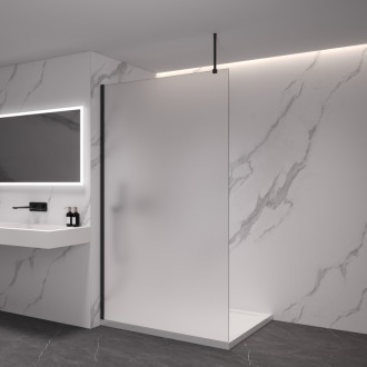 CERANO Sklo ke sprchovým zástěnám Onyx L/P 8mm mléčné sklo 60x200