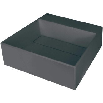 Deante Correo umyvadlo s krytem granitové, antracitový metalický, 400x400 mm CQR_TU4M