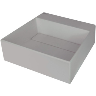Deante Correo umyvadlo s krytem granitové, šedý metalický, 400x400 mm CQR_SU4M