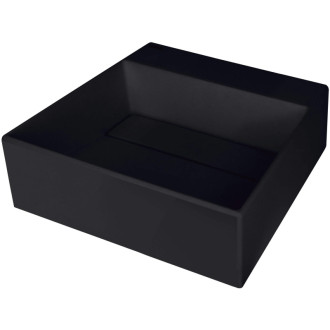 Deante Correo umyvadlo s krytem granitové, černé, 400x400 mm CQR_NU4M