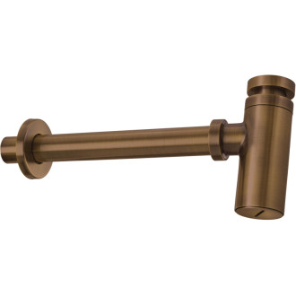 Deante Kulatý umyvadlový sifon, kartáčovaný bronz NHC_C31K