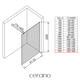 CERANO Sprchová zástěna Walk-in Onyx L/P kulatá zlatá kartáč, transparent sklo 160x200
