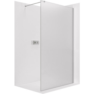 CERANO Sprchová zástěna Walk-in Onyx L/P  chrom, mléčné sklo 140x200
