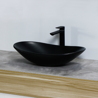 REA Umývadlo na dosku Royal Black Matt REA-U0442