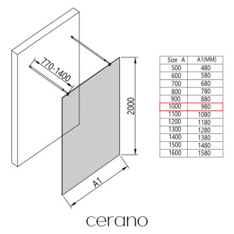 CERANO Sprchová zástěna Walk-in Onyx Duo L/P kulatá  bílá matná, mléčné sklo 100x200