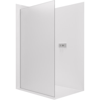 CERANO Sprchová zástěna Walk-in Crystal L/P chrom, mléčné sklo 70x200