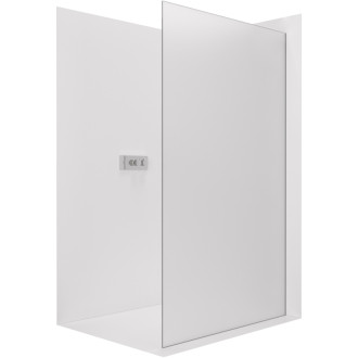 CERANO Sprchová zástěna Walk-in Crystal L/P chrom, mléčné sklo 70x200