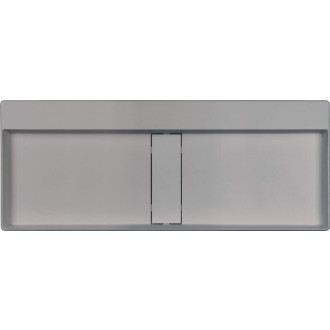 Deante Blur umývadlo 1000x400 mm, šedý metalický, s rozetou CQB_SU1S