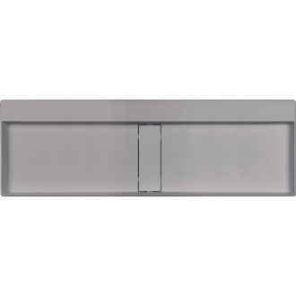 Deante Blur umývadlo 1200x400 mm, šedý metalický, s rozetou CQB_SU2S