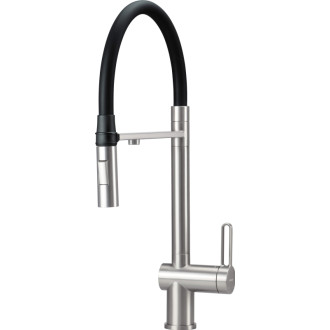 Deante Magnetic dřezová baterie s flex výtokem a připojení filtru kartáč ocel BRM_F75M