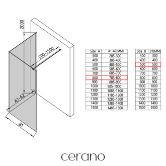 CERANO Sprchová zástěna Walk-in Onyx Corner Round L/P chrom, mléčné sklo 150x200