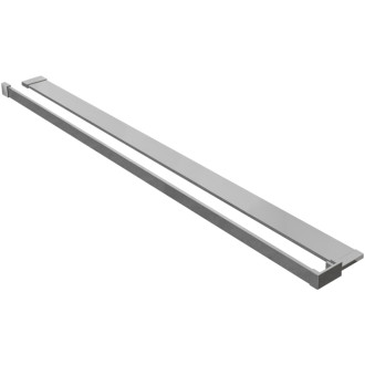 CERANO Sprchová zástěna Walk-in Onyx T L/P +držák chrom, mléčné sklo 90x90