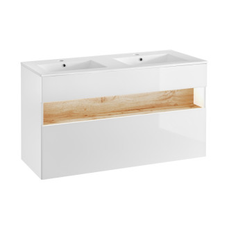 Comad BAHAMA WHITE 854 FSC Skříňka pod umyvadlo 120 cm 1 zásuvka