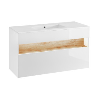 Comad BAHAMA WHITE 854 FSC Skříňka pod umyvadlo 120 cm 1 zásuvka