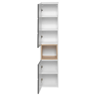 Comad FINKA GREY 800- 2D Vysoká skříňka 2 dvířka