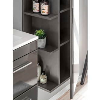 Comad TWIST GREY 802- 1DL Vysoká skříňka 1 dvířka