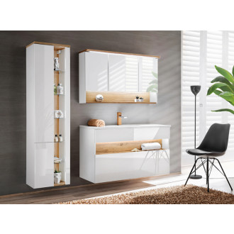 Comad BAHAMA WHITE 800 FSC Vysoká skříňka 2 dvířka