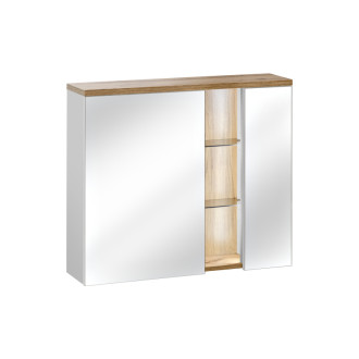 Comad BAHAMA WHITE 841 FSC Skříňka se zrcadlem 80 cm