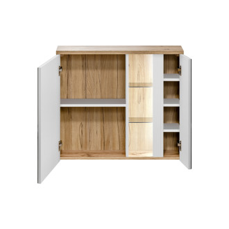 Comad BAHAMA WHITE 841 FSC Skříňka se zrcadlem 80 cm