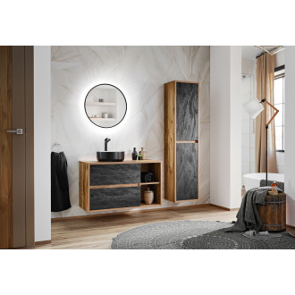Comad SET-HAC B 100CM UN. 6259 A3 Nábytková sestava 100 cm s umyvadlem a LED zrcadlem