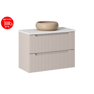 Comad SET-NOC B WHITE 80CM S UN WIKI C Nábytková sestava 80 cm s deskou a umyvadlem Wiki