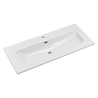 Comad FLY WHITE GLOSS UM 100-46 DP ( E-8073-100 ) Nábytkové umývadlo 100 cm