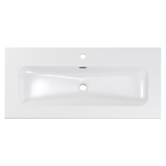 Comad FLY WHITE GLOSS UM 100-46 DP ( E-8073-100 ) Nábytkové umývadlo 100 cm