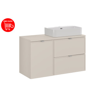 Comad SET-BC B CASHMERE 100CM UN TRUST WH Nábytková sestava 100 cm s umyvadlem Trust