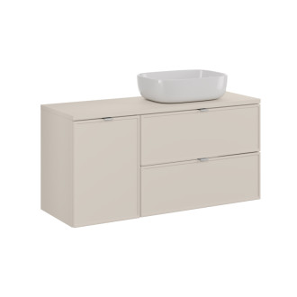 Comad SET-BC B CASHMERE 120CM UN SMILE 50 Nábytková sestava 120 cm, deska, umyvadlo Smile