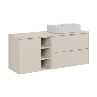 Comad SET-BC B CASHMERE 140CM UN TRUST WH Nábytková sestava 140 cm s deskou a umyvadlem