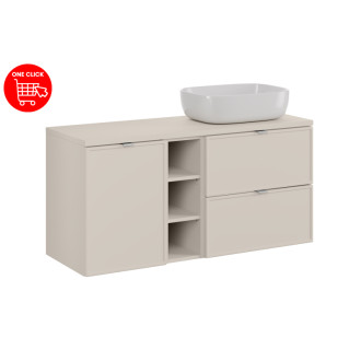 Comad SET-BC B CASHMERE 120CM UN SMILE 50 LB Nábytková sestava 120 cm s deskou a umyvadlem