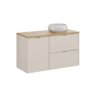 Comad SET-BC B ARTISAN 100CM UN WIKI WH Nábytková sestava 100 cm s deskou a umyvadlem Wiki
