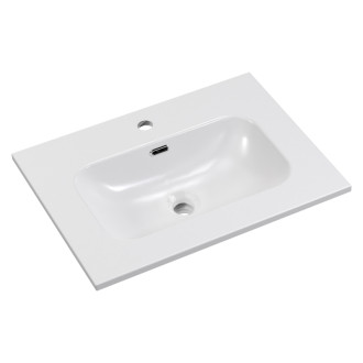 Comad FLY WHITE GLOSS UM 60-46 DP ( E-8073-60 ) Nábytkové umyvadlo 60 cm